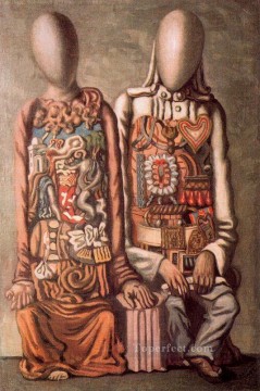 抽象的かつ装飾的 Painting - 植民地時代のマネキン 1943 ジョルジョ・デ・キリコ シュルレアリスム